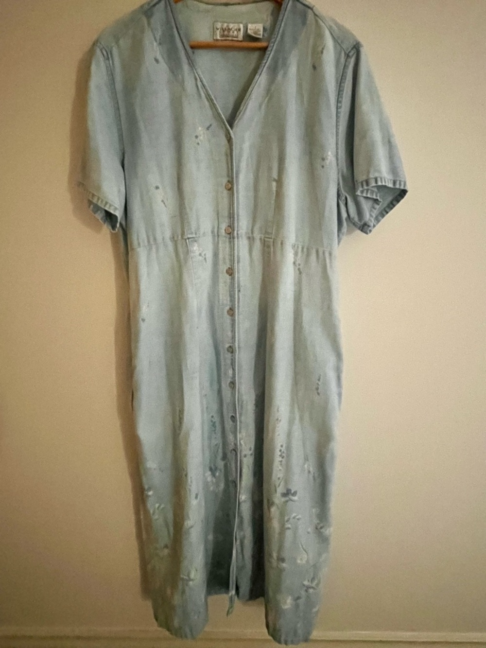 Vintage Button-Front Dress